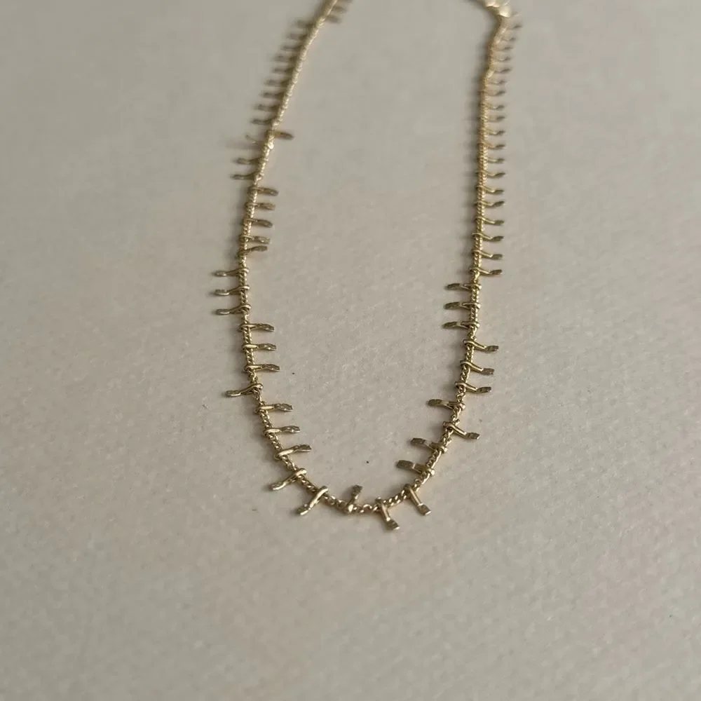 Elegant Gold Necklace #1691 - Picture 3 of 3